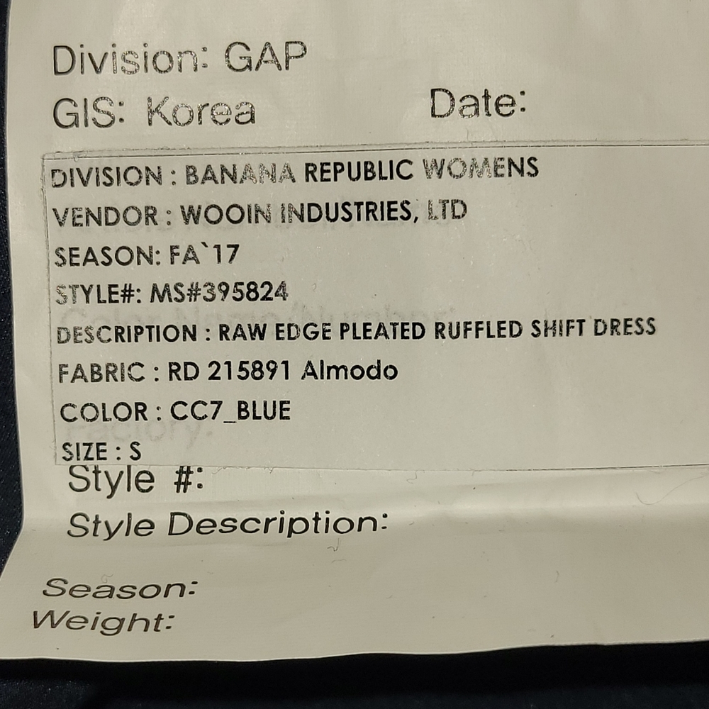 Banana Republic Windowpane Shift Dress Size Medium - Picture 5 of 5